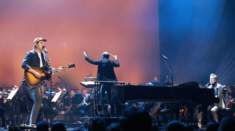 musicians on stage