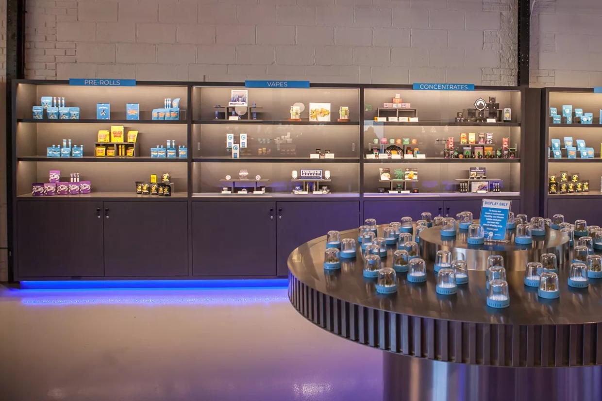 Inside of Cookies dispensary in Denver