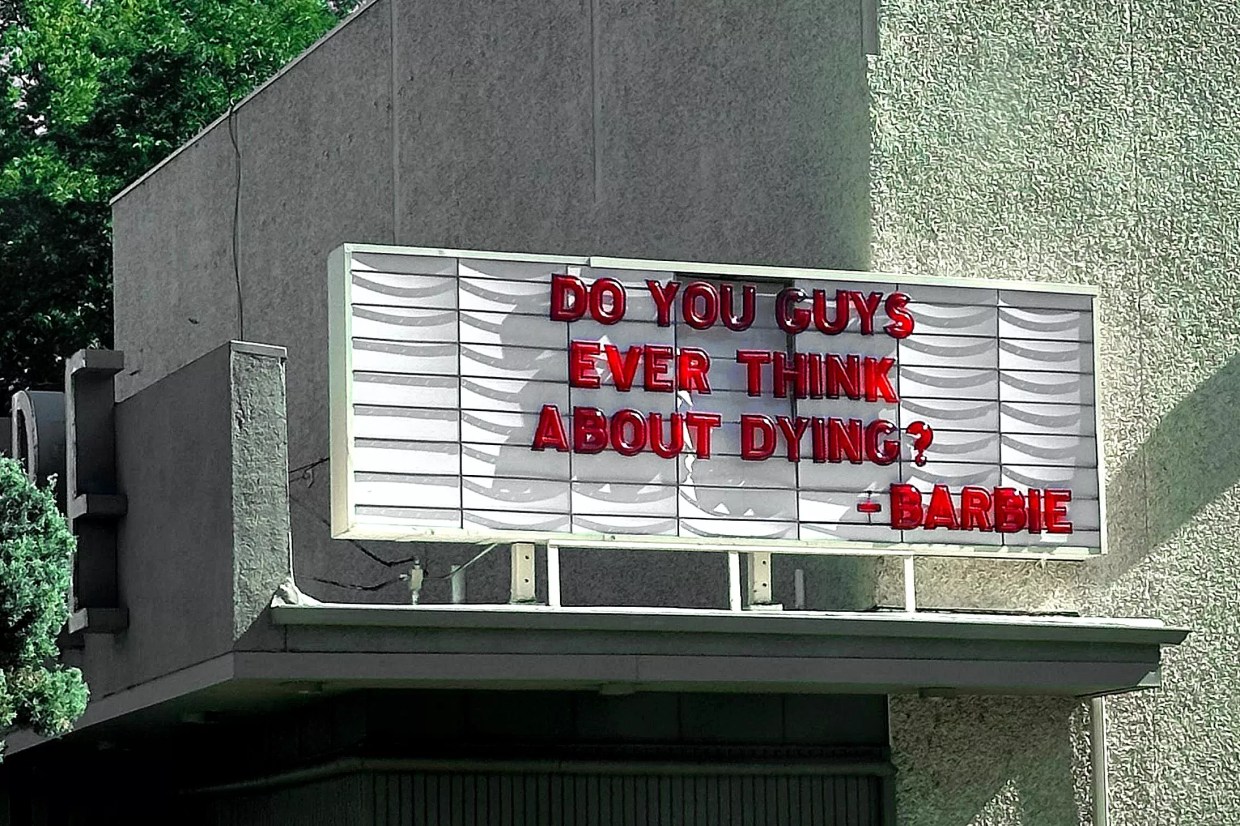 marquee on old theater