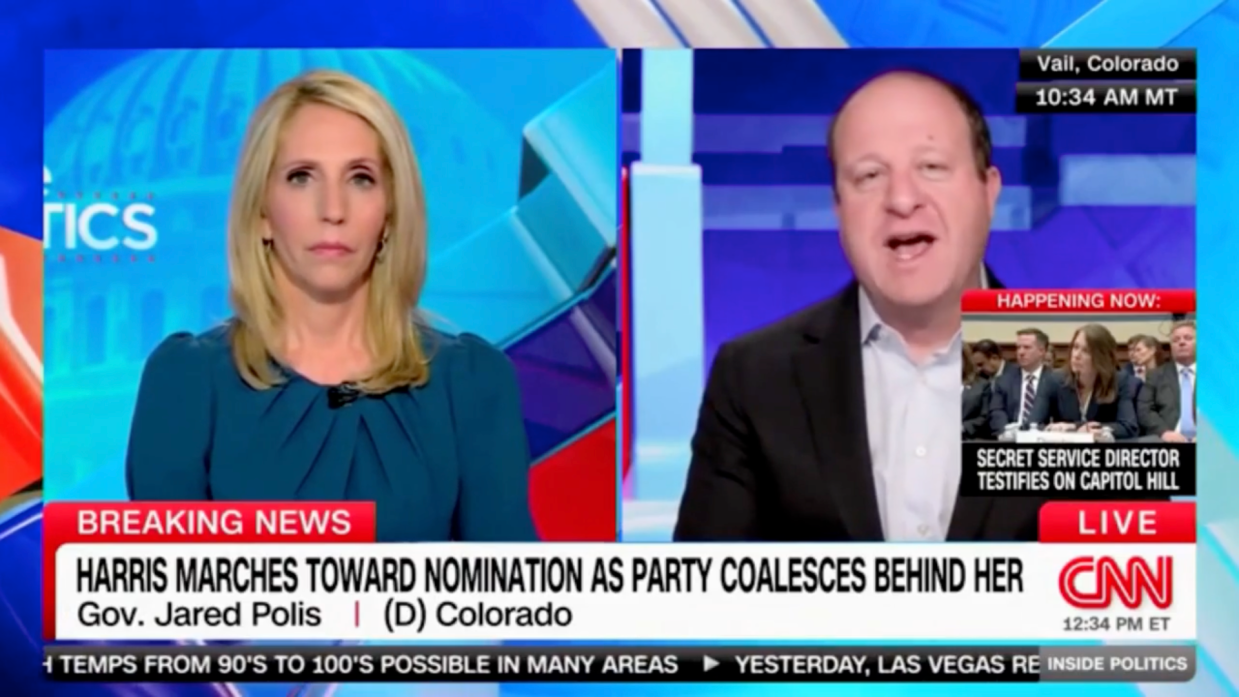 Polis Doubts He’ll Be Kamala Harris’s Running Mate — Suggests He’s Too Bald, Gay and Jewish