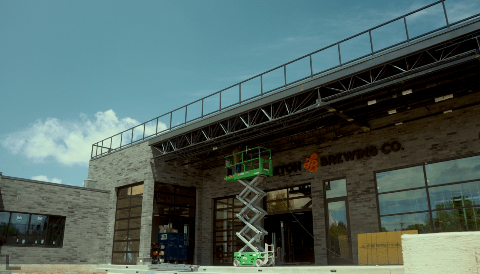 Building under construction.