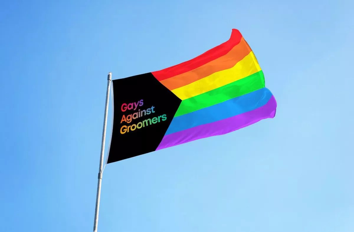 gays against groomers flag