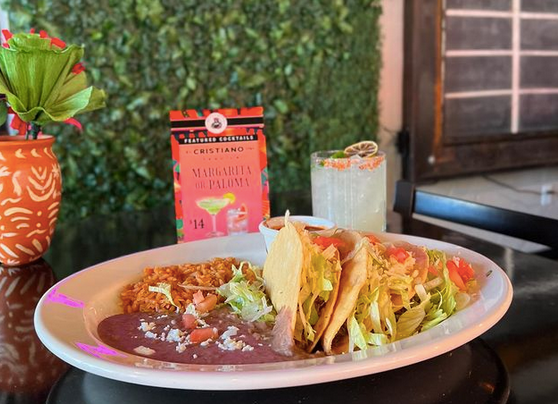 tacos on a plate