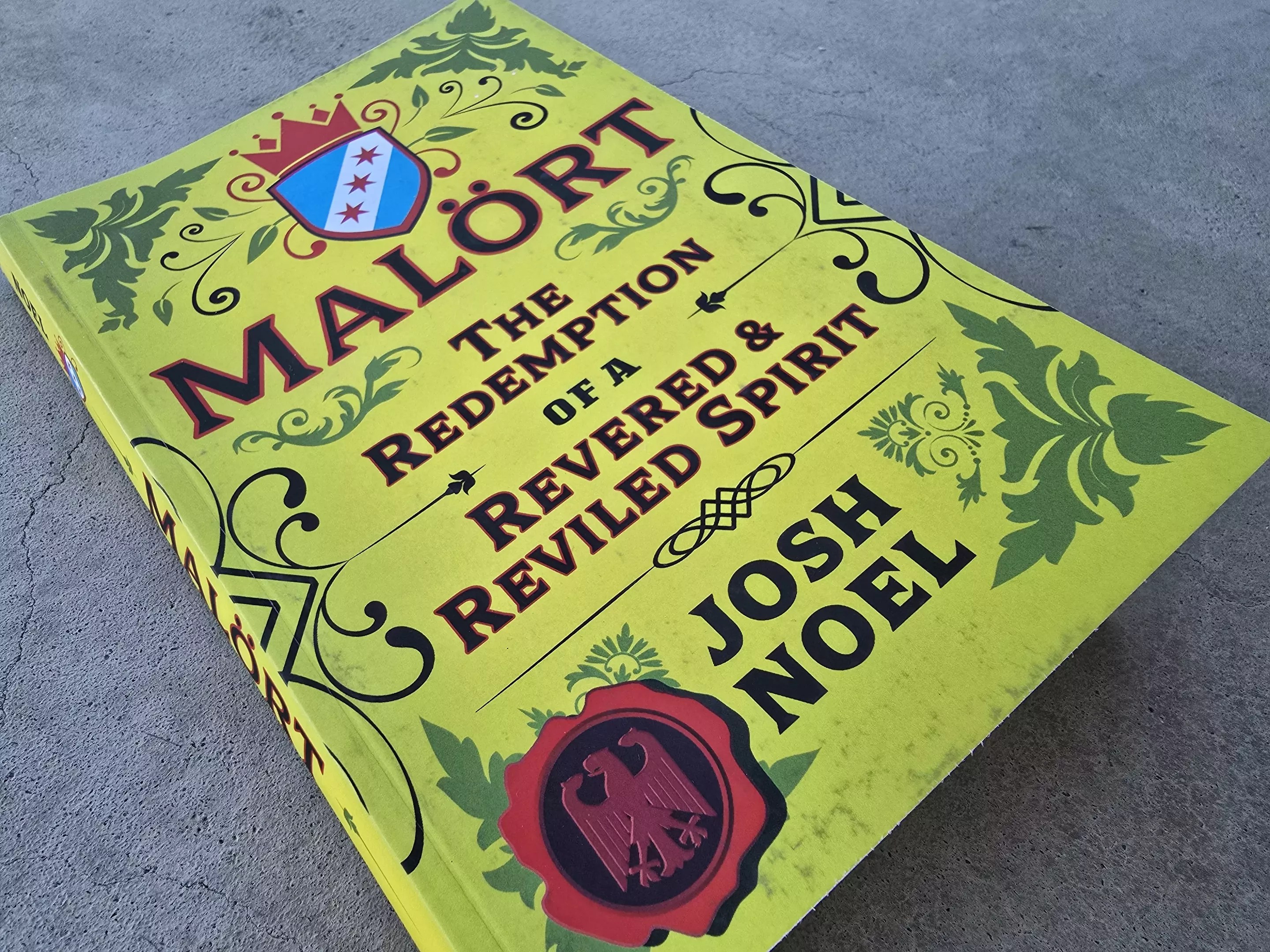 a book with a yellow cover