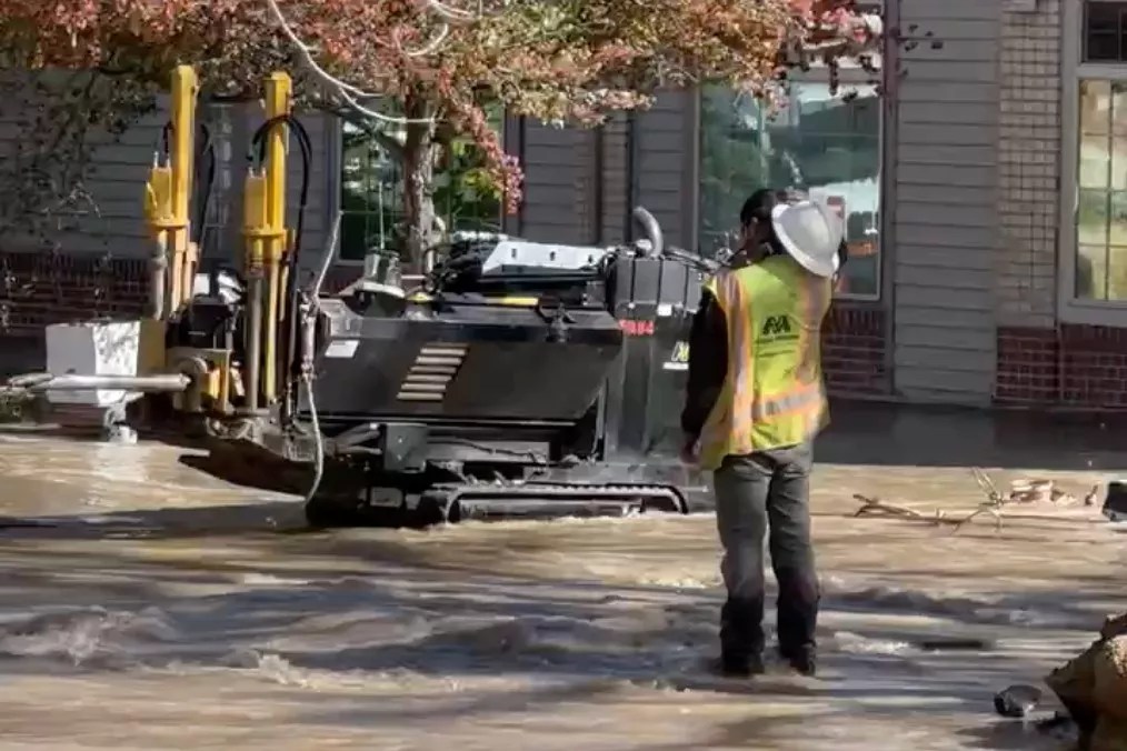 Street Floods Hours After Denver Water Celebrates Progress of Construction Project