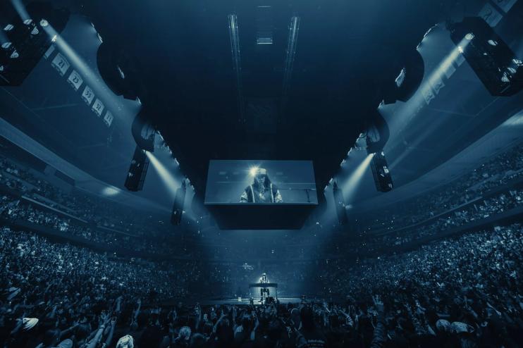 Billie Eilish at Ball Arena in Denver.