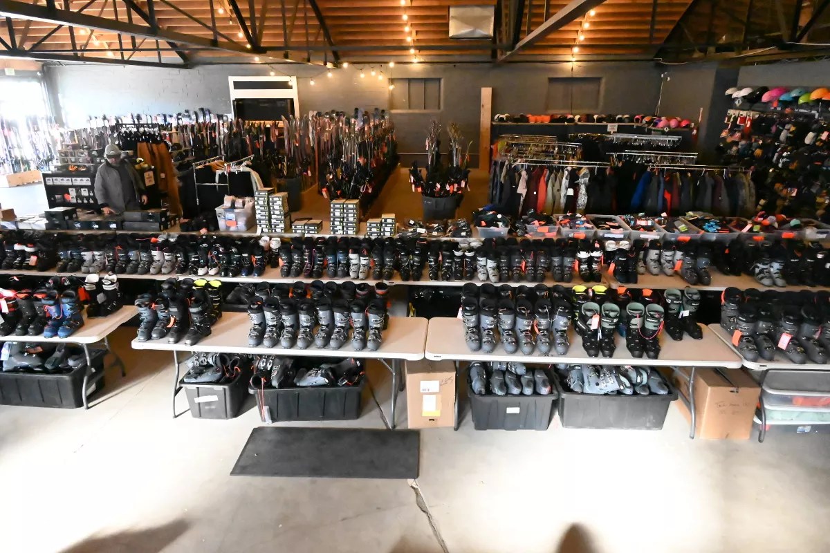 Ski and Snowboard Outlet Open on South Broadway, Bar on the Way