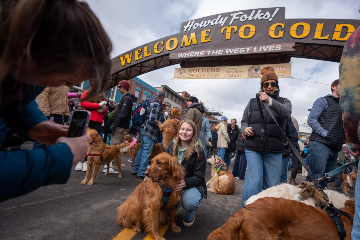 Pupperazzi Welcome at Fifth Annual Goldens in Golden Event