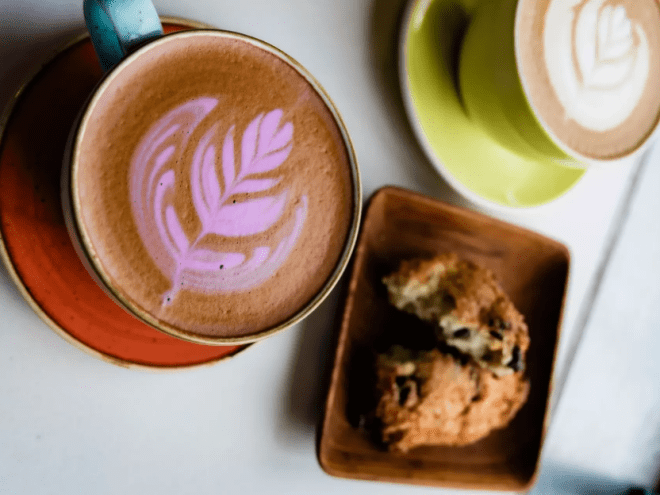 a latte