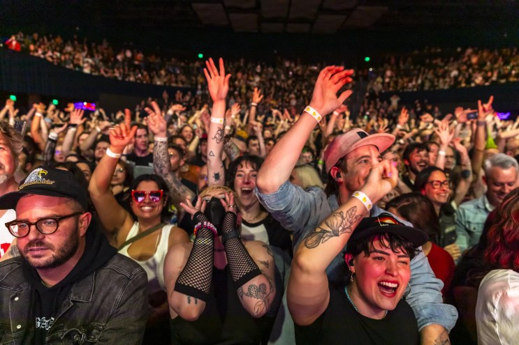 crowd at Red Rocks