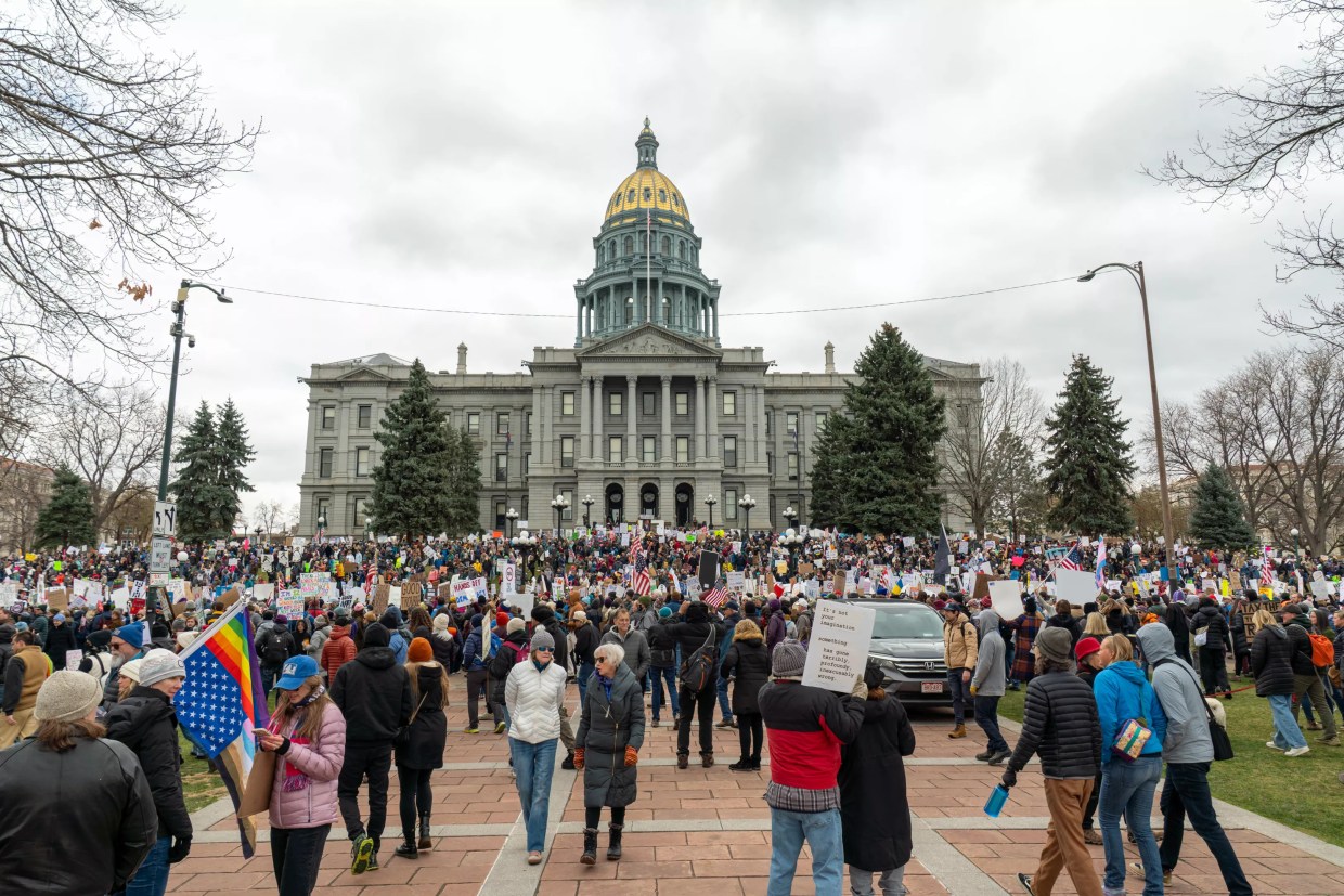 protest at Capitol