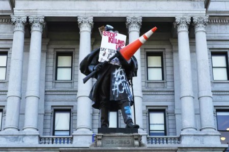 Taking a Stand: Last of "On Guard" Civil War Monument Gone From Capitol