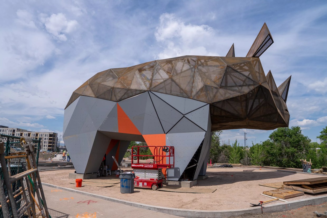 A Rhino in RiNo! It’s Up to You to Name the New, 22,000-Pound Sculpture