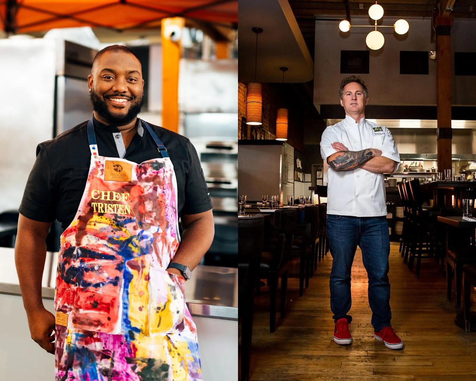 Top Chef's Tristan Epps and Troy Guard