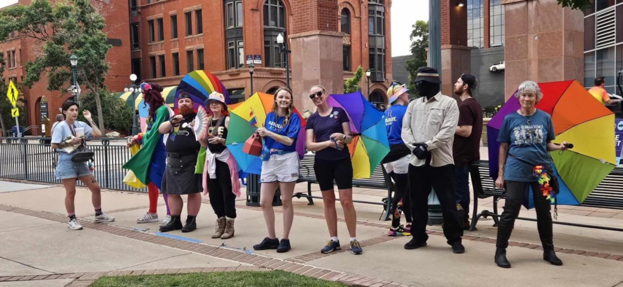 Parasol Patrol Will Shield Children From Hateful Protesters at Denver Pride