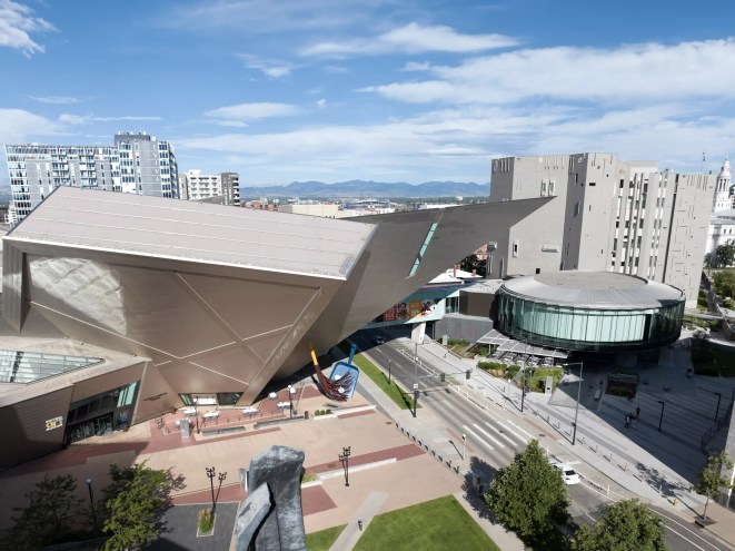 A photo of buildings in the city of Denver