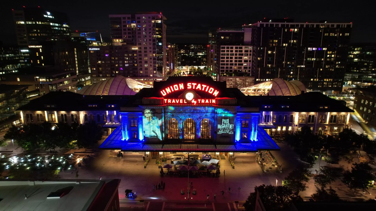 Paul McCartney Lights Up Union Station For Special Announcement