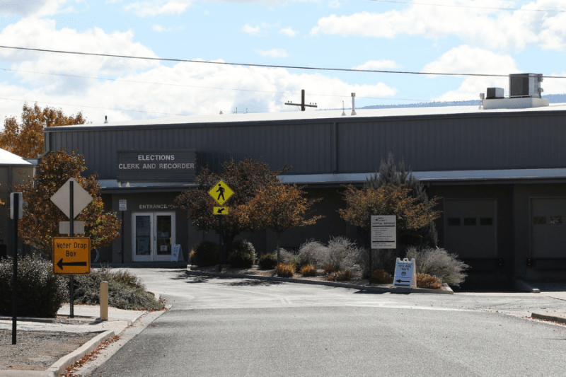 The elections headquarters in Mesa County