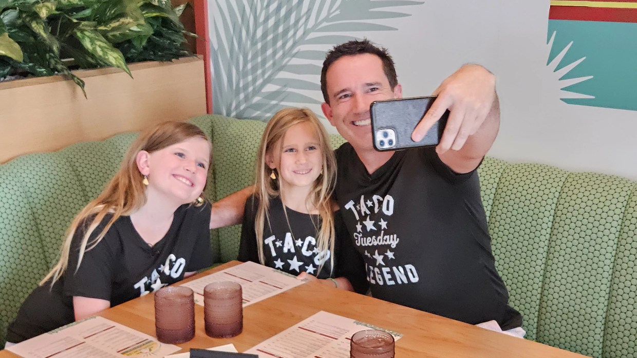 Scott, Scarlett and Alice Warnick Celebrate Six Years of Taco Tuesdays