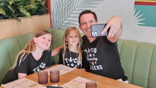 Scott, Scarlett and Alice Warnick Celebrate Six Years of Taco Tuesdays