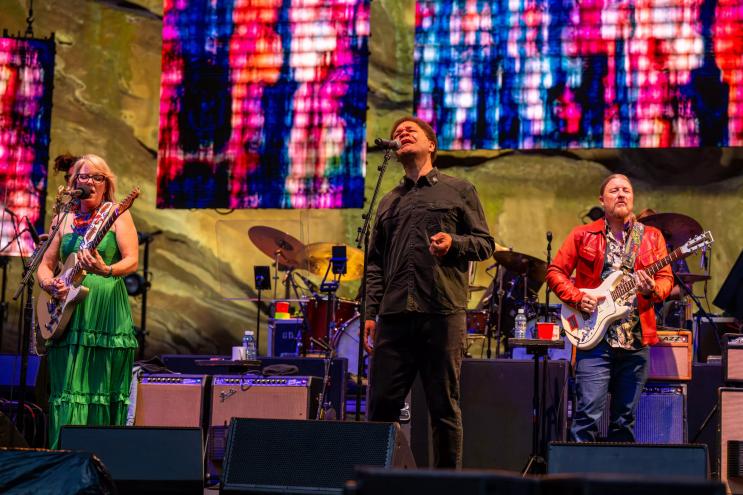 Tedeschi Trucks Band on stage at Red Rocks
