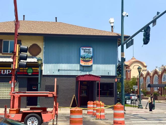 the outside of Velvet Banjo in Denver