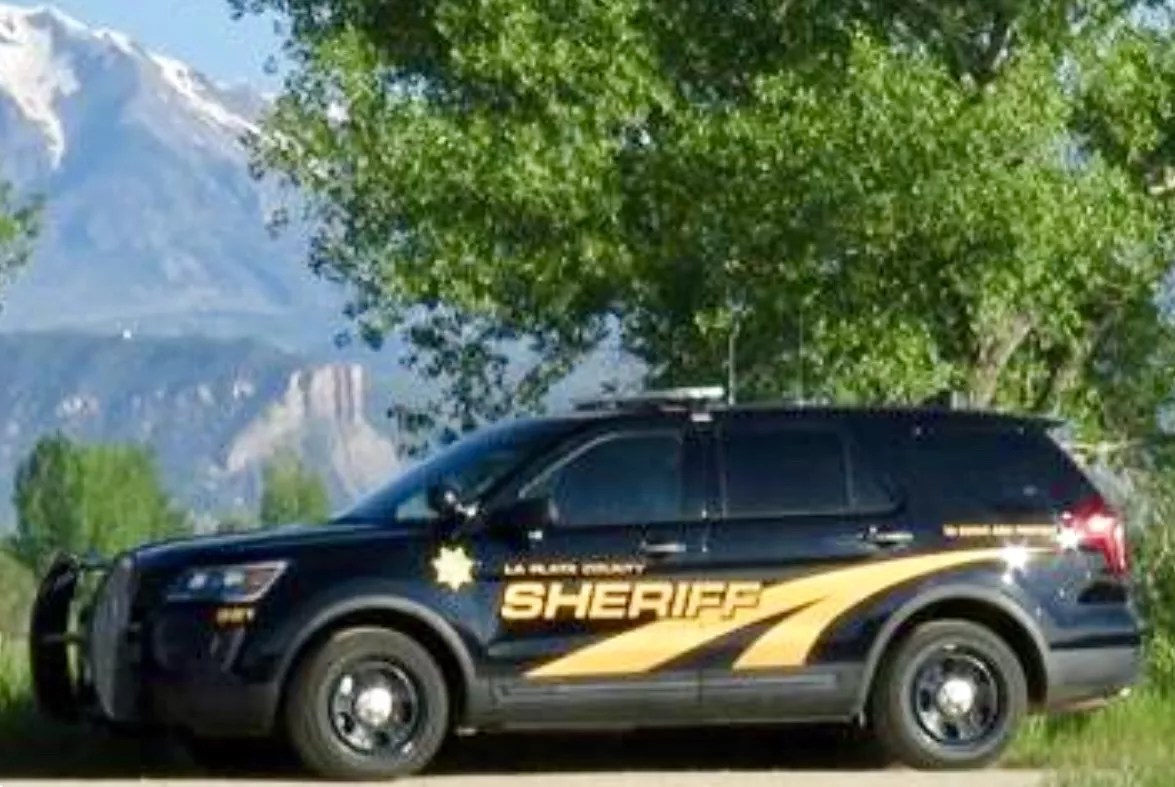 A La Plata County Sheriff's Office squad SUV