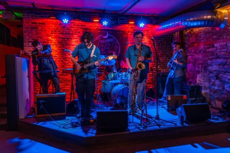 End All Quintet played in the daytime and at night in Telluride this past weekend.