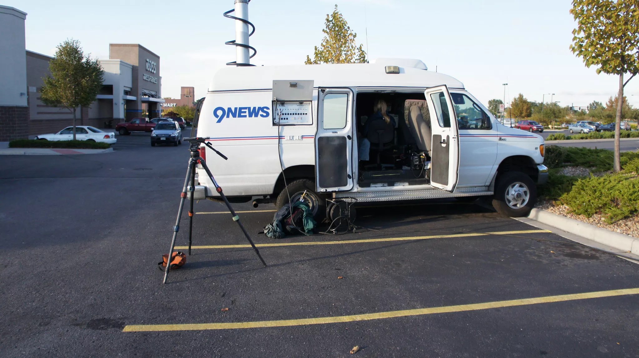 A 9News live truck