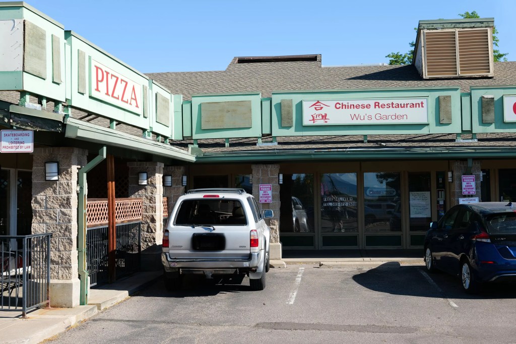 outside of chinese restaurant.