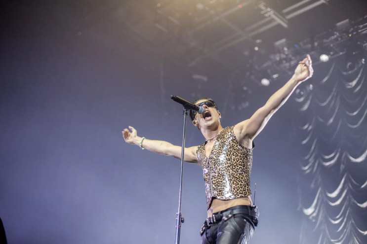 Yungblud performing at Mission Ballroom in Denver