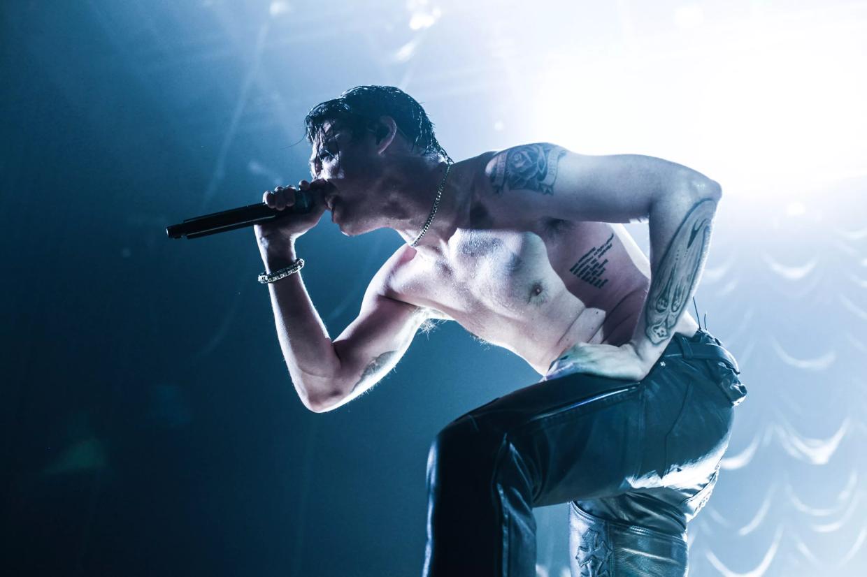 Yungblud performing at Mission Ballroom in Denver