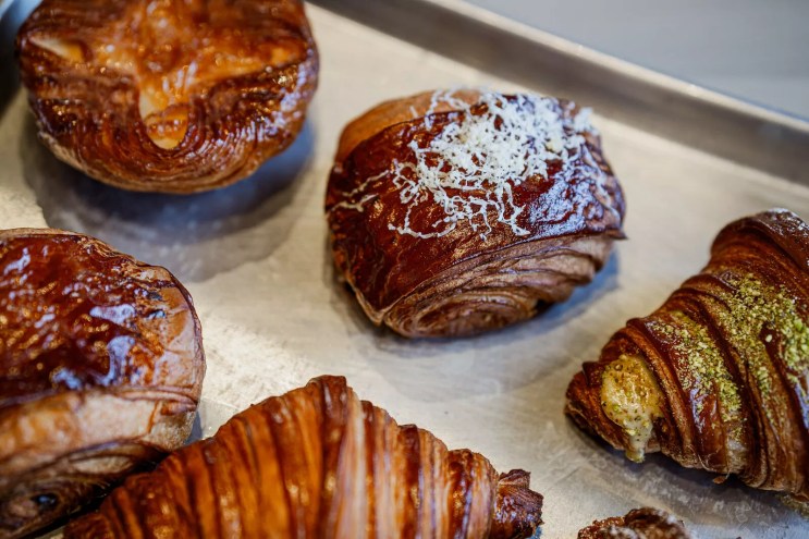 Croissants and other pastries from Elemental Bakery