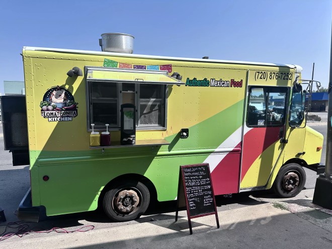 colorful food truck